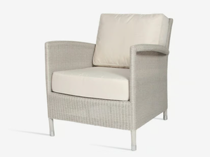 SAFI - Garden wicker easy chair with armrests _ Vincent Sheppard